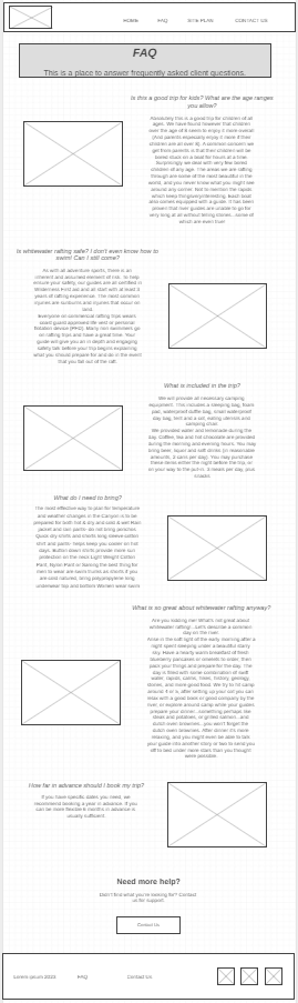 page 2 wireframe